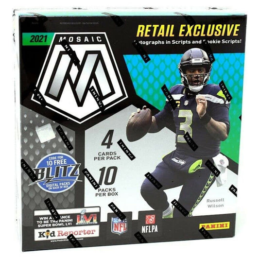 2021 Panini Mosaic NFL Football Mega Box