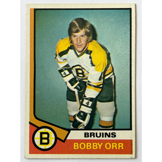 1974-75 Topps Bobby Orr #100 | Local Legends Cards & Collectibles