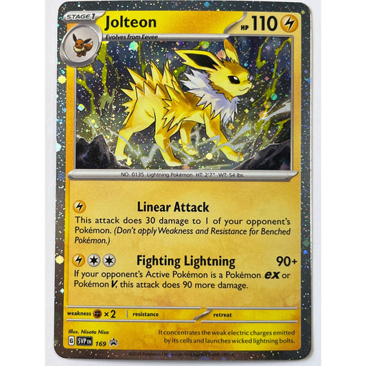 Jolteon Holo Black Star Promo 169