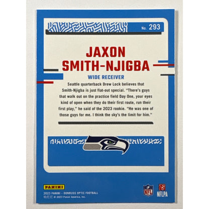 2023 Donruss Optic Jaxon Smith-Njigba Rated Rookie