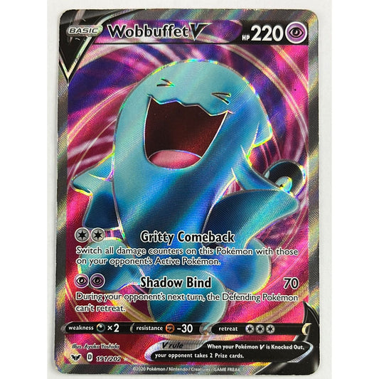 Wobbuffet V Full Art Rare 191/202