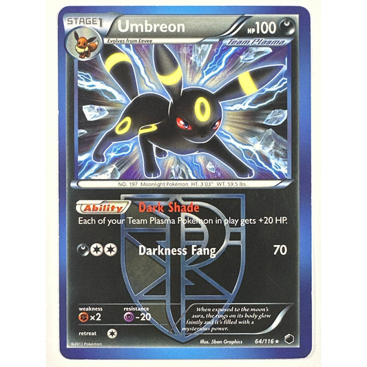 Umbreon Non Holo Rare 64/116