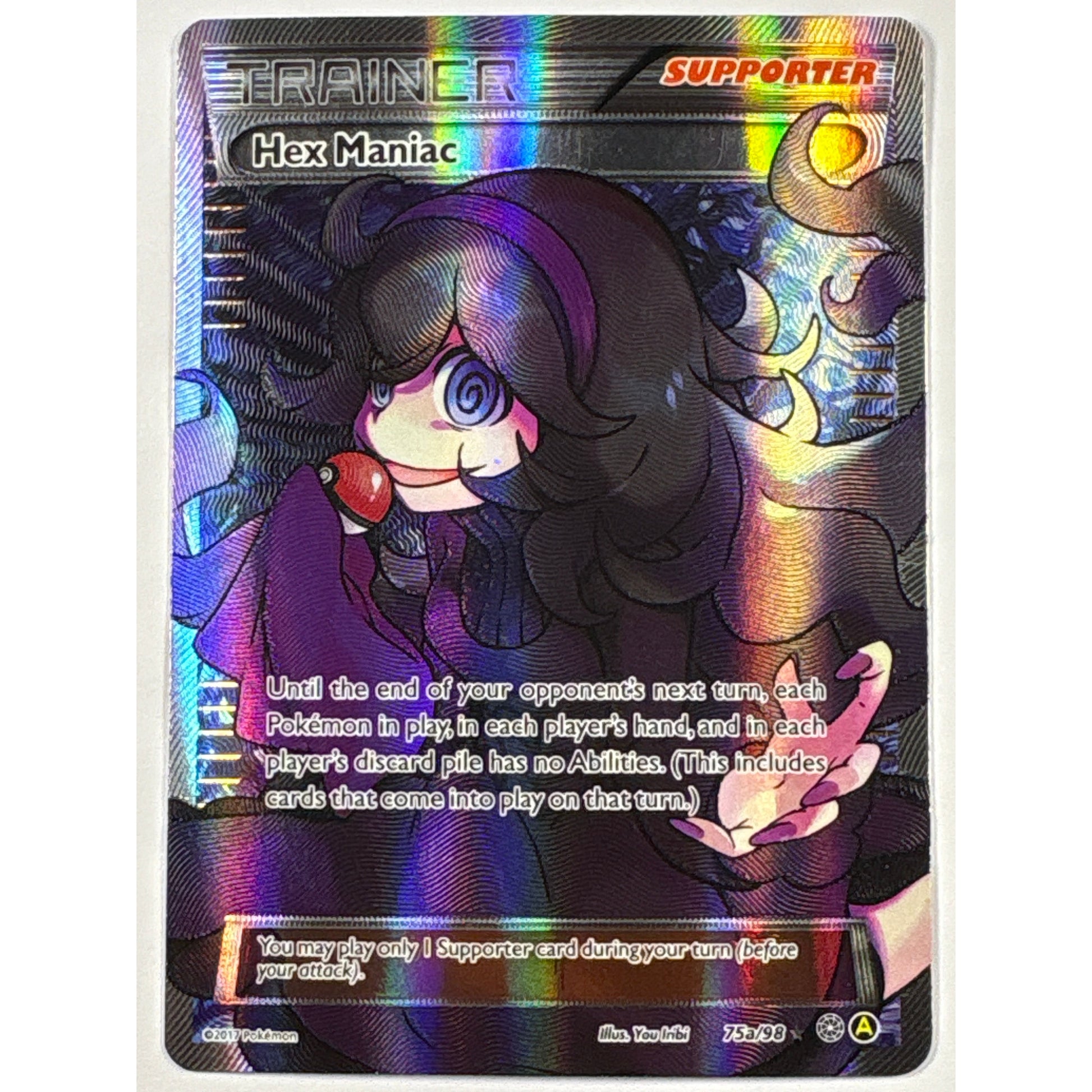 Hex Maniac Holo Ultra Rare Promo 75a/98 | Local Legends Cards & Collectibles