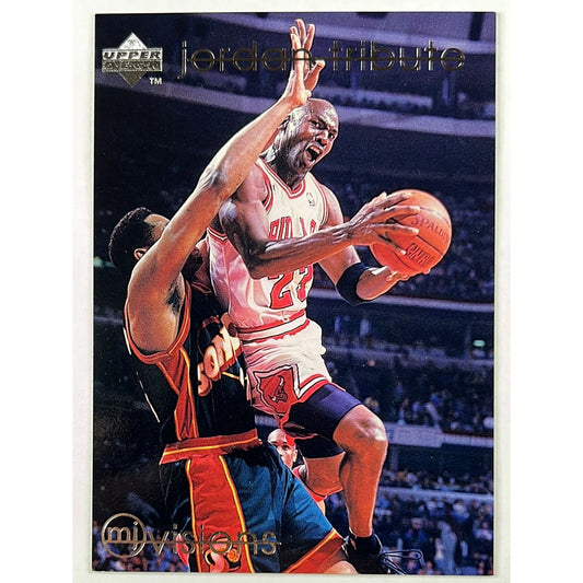 1997-98 Collectors Choice Michael Jordan Jordan Tribute MJ Visions 24