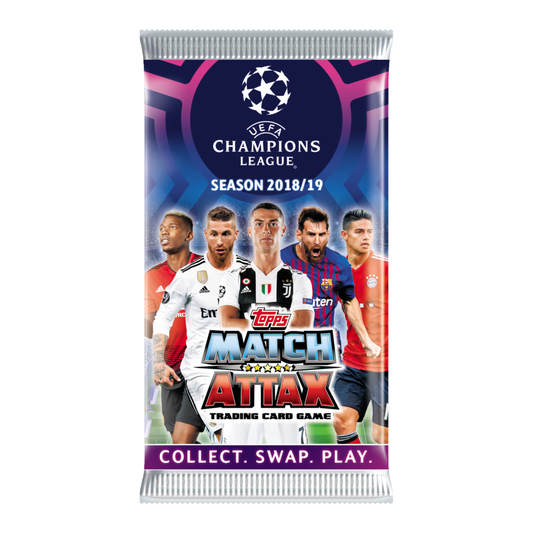 2018-19 Topps Match Attax UEFA Soccer Hobby Pack