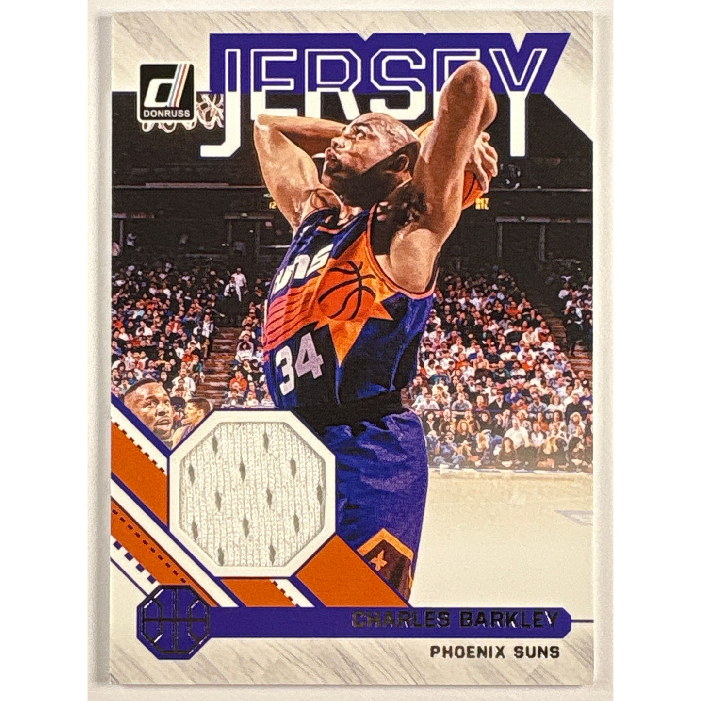 2020-21 Donruss Charles Barkley Game Worn Jersey Patch | Local Legends Cards & Collectibles