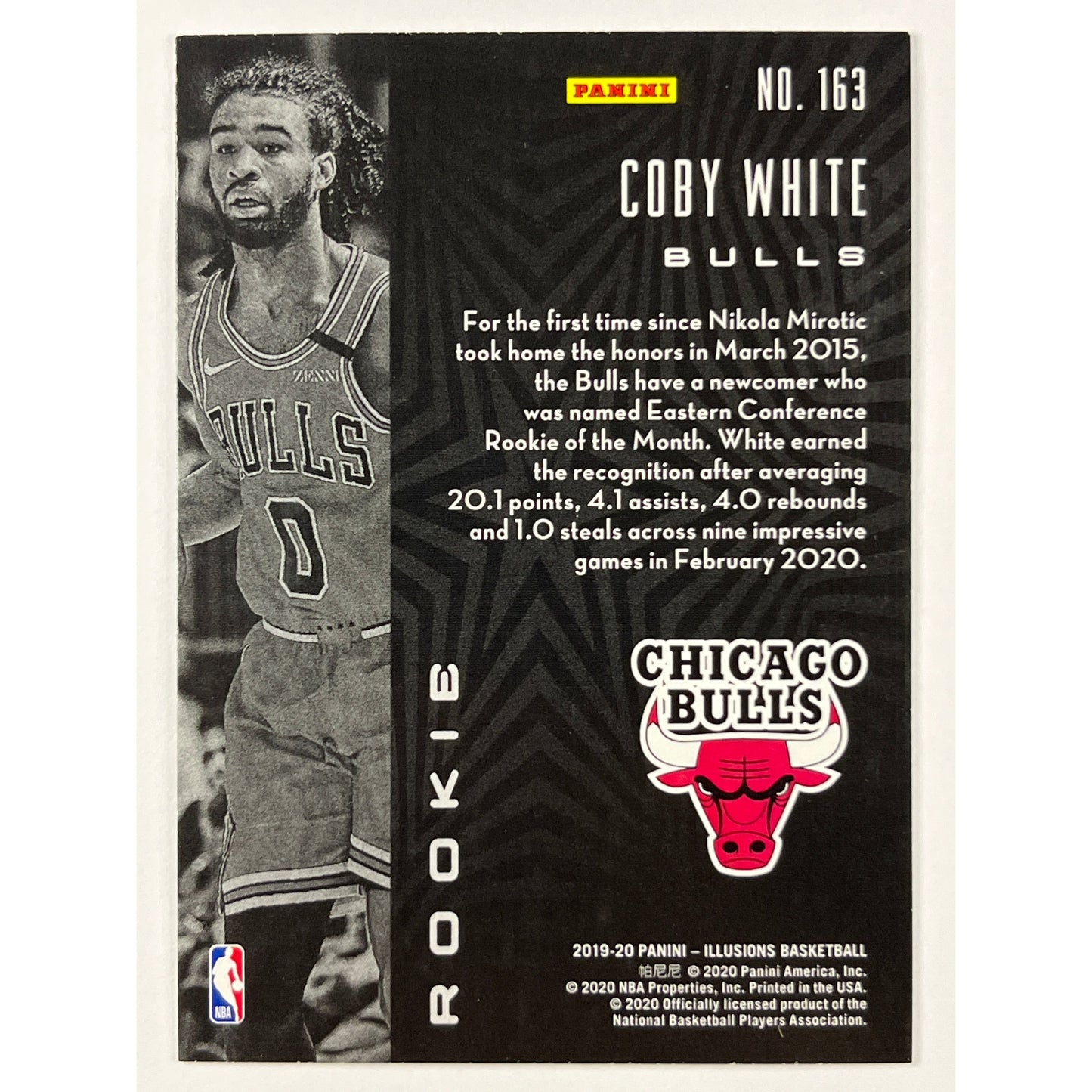 2019-20 Illusions Coby White RC