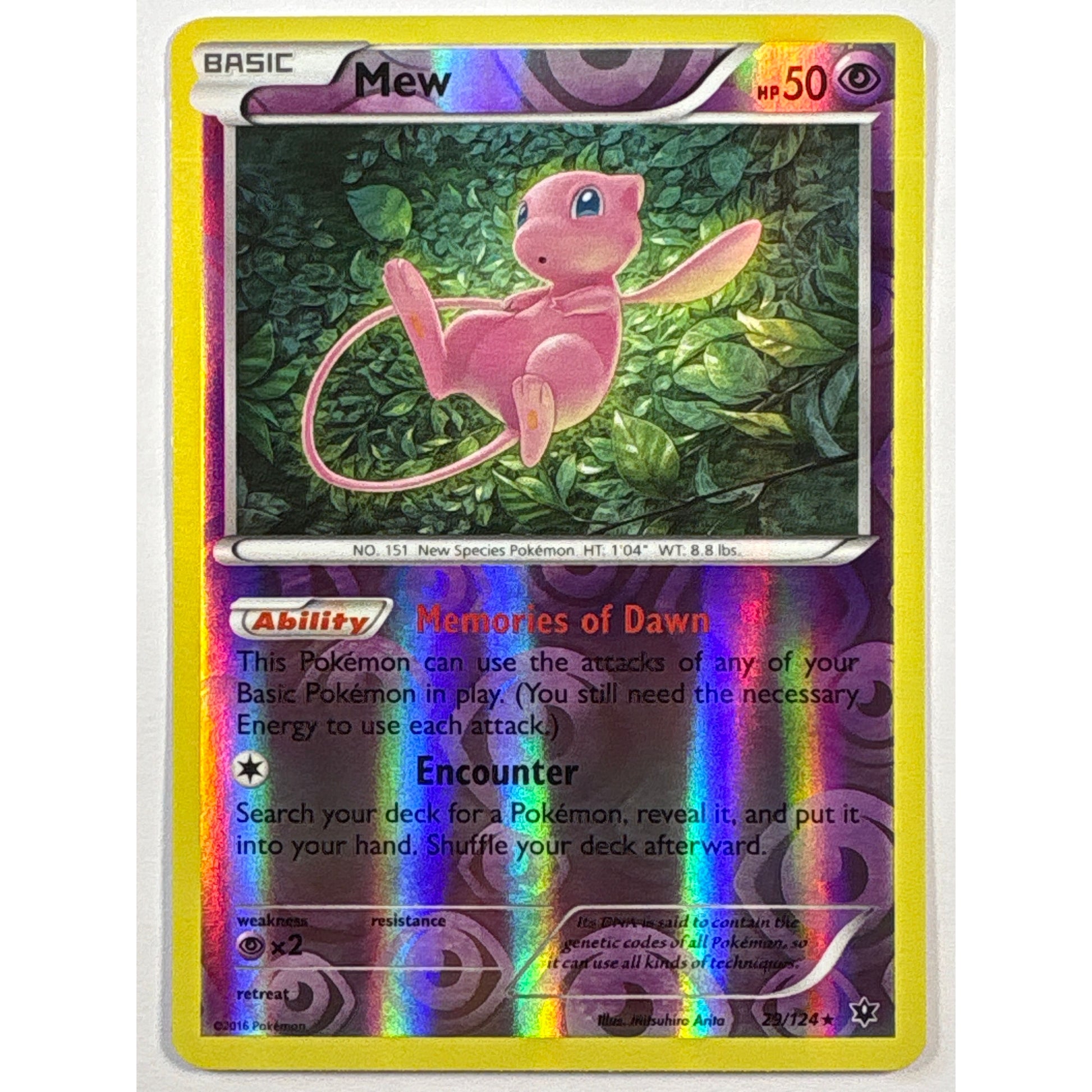 Mew Reverse Holo Rare 29/124 | Local Legends Cards & Collectibles