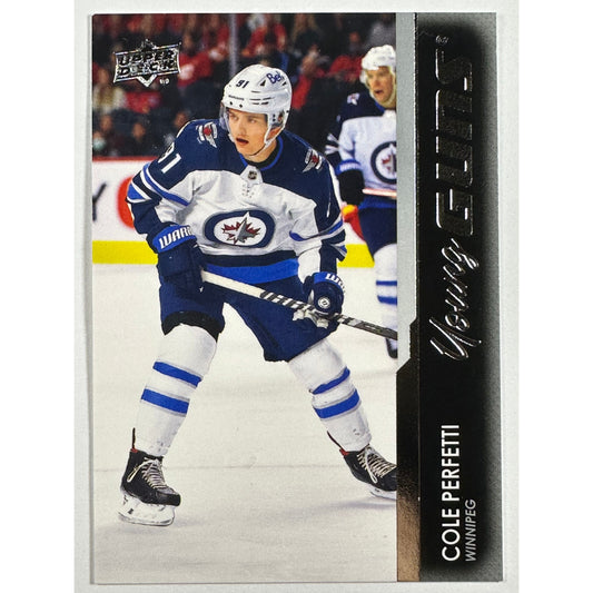 2021-22 Upper Deck Series 2 Cole Perfetti Young Guns
