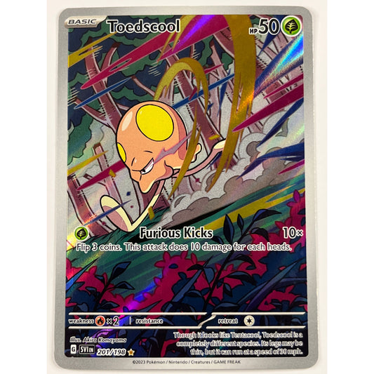 Toedscool Holo Illustration Rare 201/189