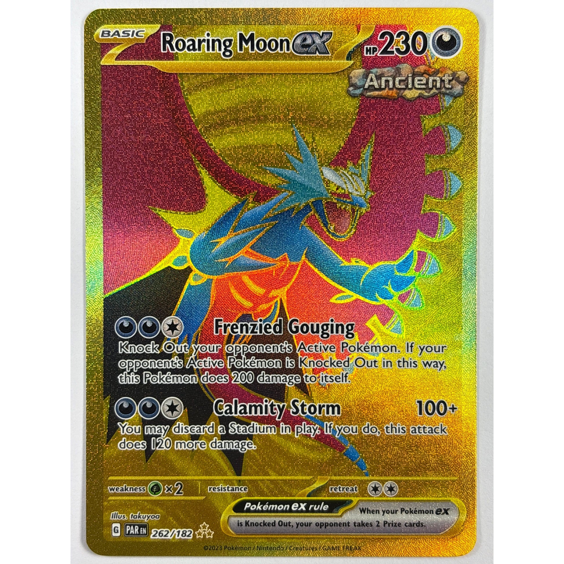 Roaring Moon ex Hyper Rare 262/182 | Local Legends Cards & Collectibles