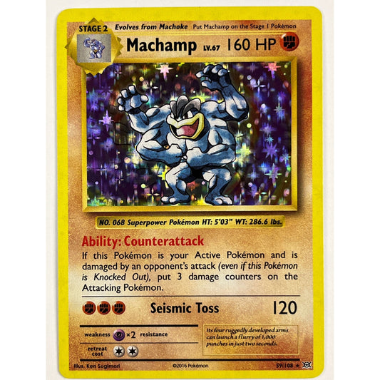 XY Evolutions Machamp Holo Rare  59/108