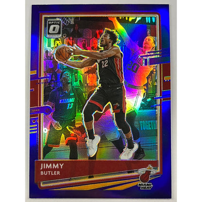 2020-21 Optic Jimmy Butler Purple Holo Prizm