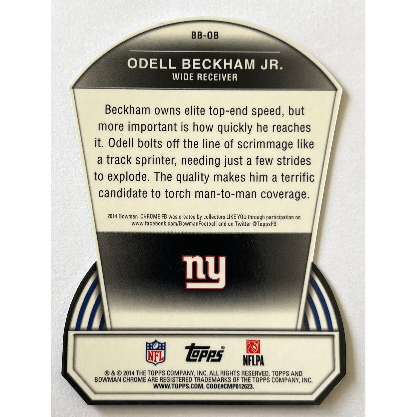 2014 Bowman Chrome Odell Beckham Jr. Bowman’s Best Rookie Refractor