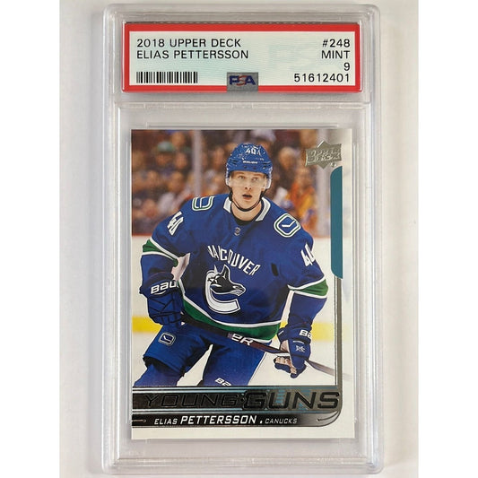 2018-19 Series 1 Elias Pettersson Young Guns PSA 9 MINT