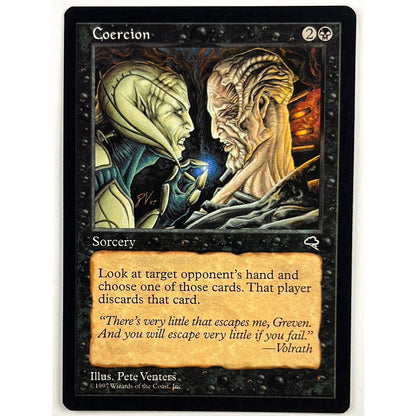 1997 MTG Tempest Coercion | Local Legends Cards & Collectibles