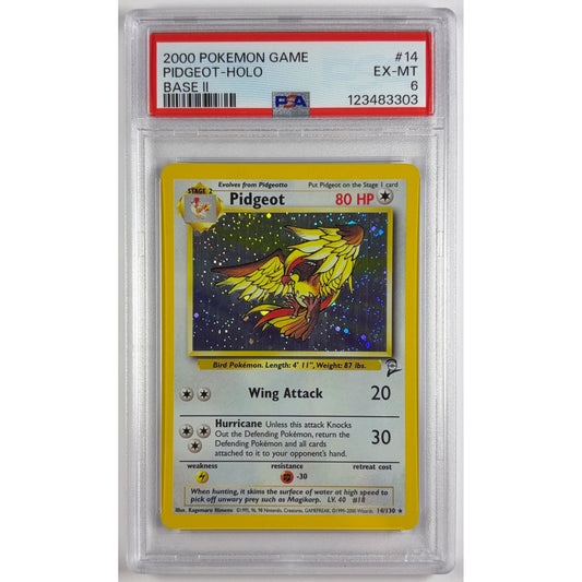 Pidgeot Holo Rare 14/130 PSA 6 Excellent-Mint | Local Legends Cards & Collectibles