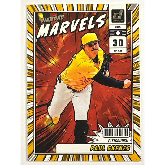 2025 Donruss Paul Skenes Diamond Marvels