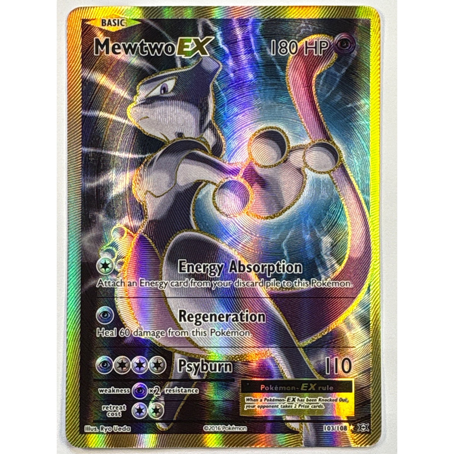 Mewtwo EX Holo Ultra Rare 103/108 | Local Legends Cards & Collectibles