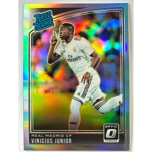 2018-19 Donruss Optic Vinicius Junior Silver Holo Rated Rookie