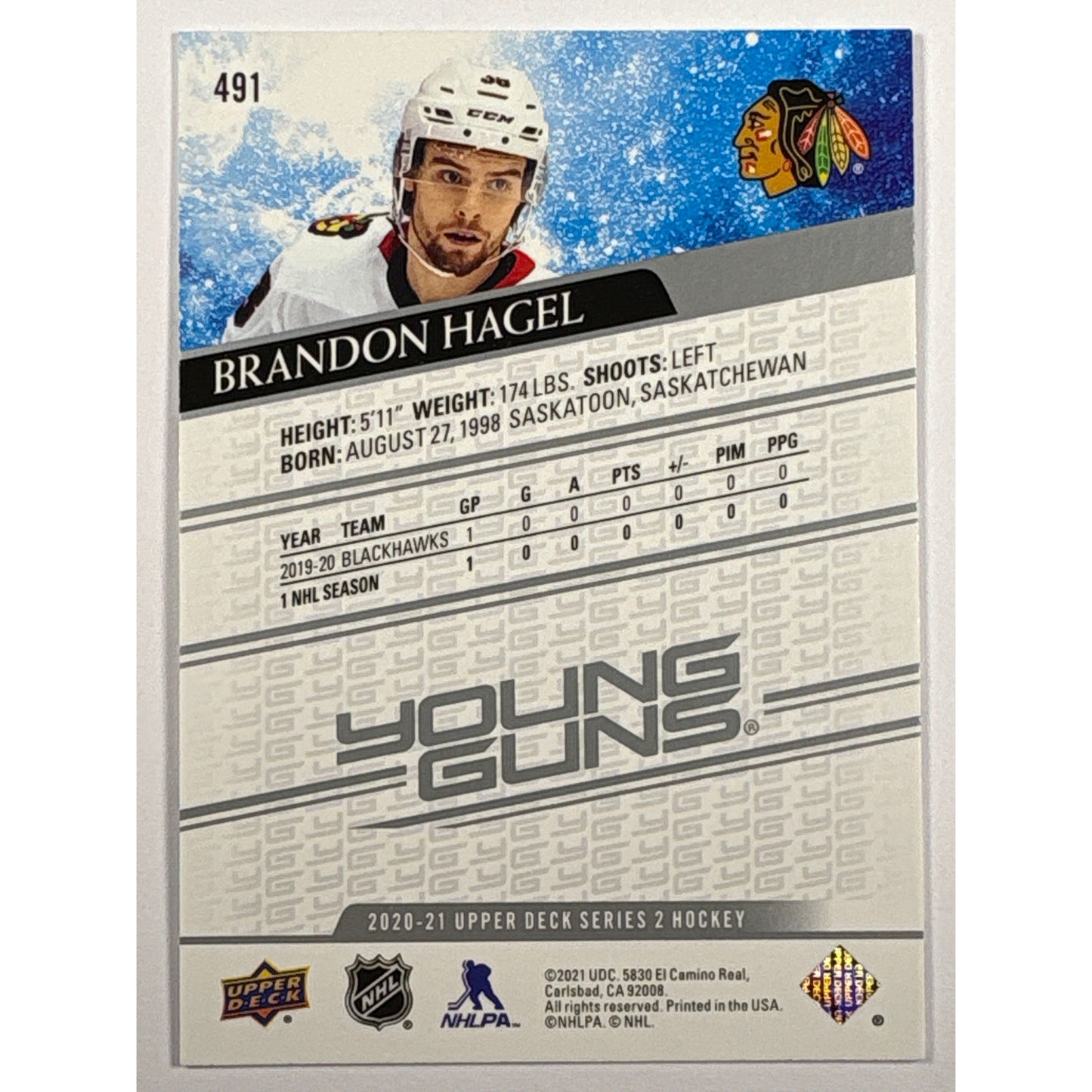 2020-21 Series 1 Brandon Hagel Young Guns