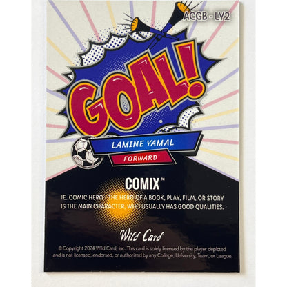 2024 Wild Card Lamine Yamal Comix Rookie /5