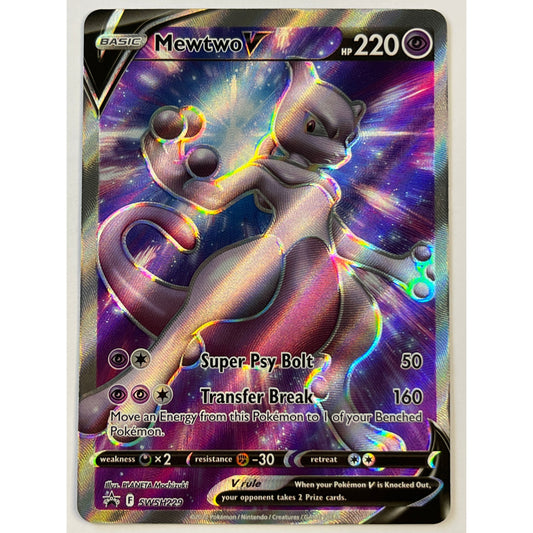 Mewtwo V Holo Black Star Promo SWSH229