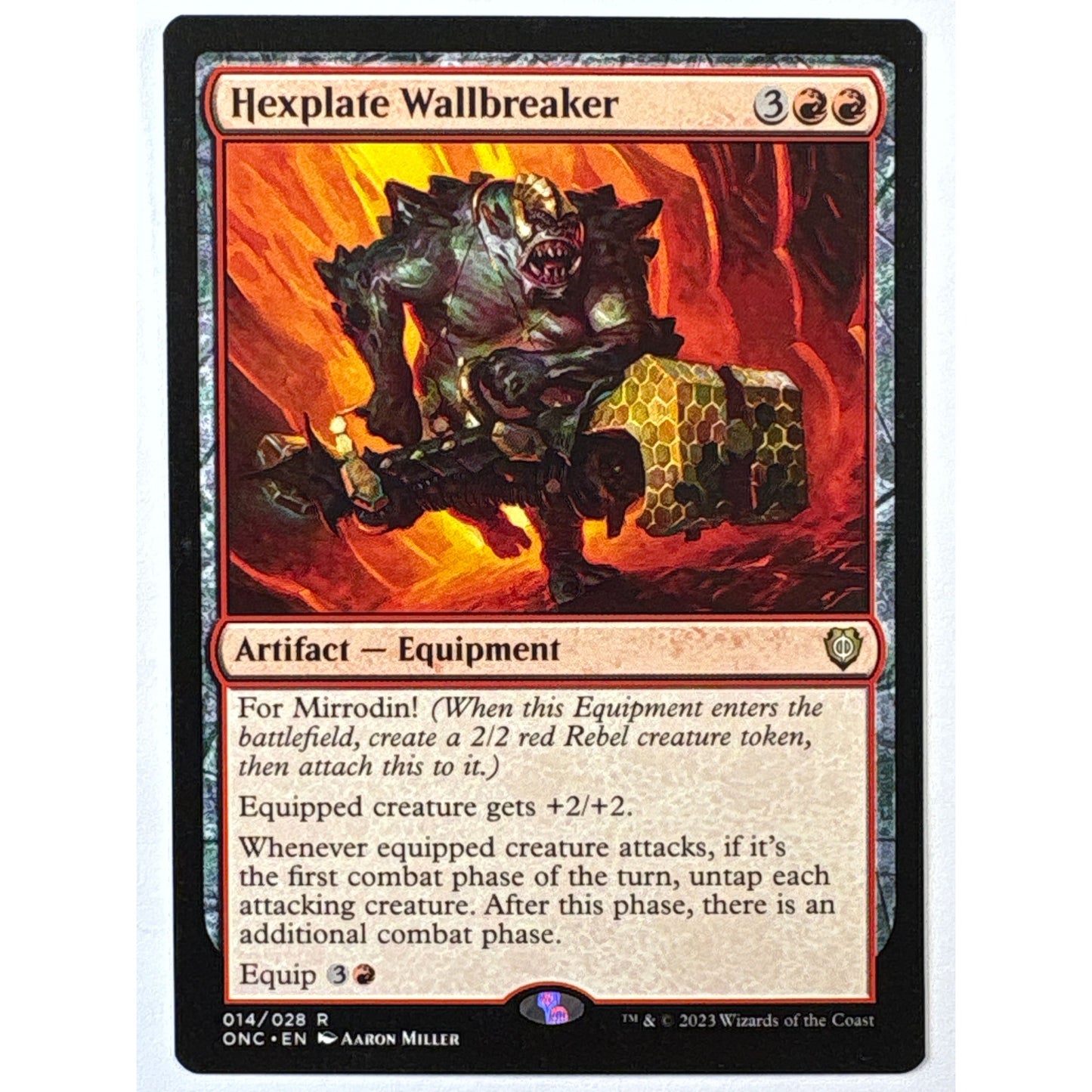 Hexplate Wallbreaker Non-Foil Rare 014/028 | Local Legends Cards & Collectibles