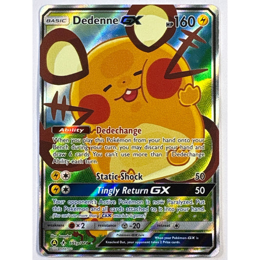 Dedenne GX Holo Unbroken Bonds Promo 195a/214 | Local Legends Cards & Collectibles