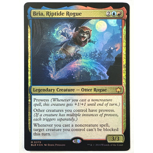 2024 MTG Bria, Riptide Rogue Mystic Foil 379