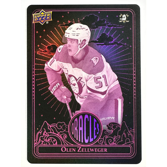 2024-25 Upper Deck Extended Series Olen Zellweger Oracles Pink SP