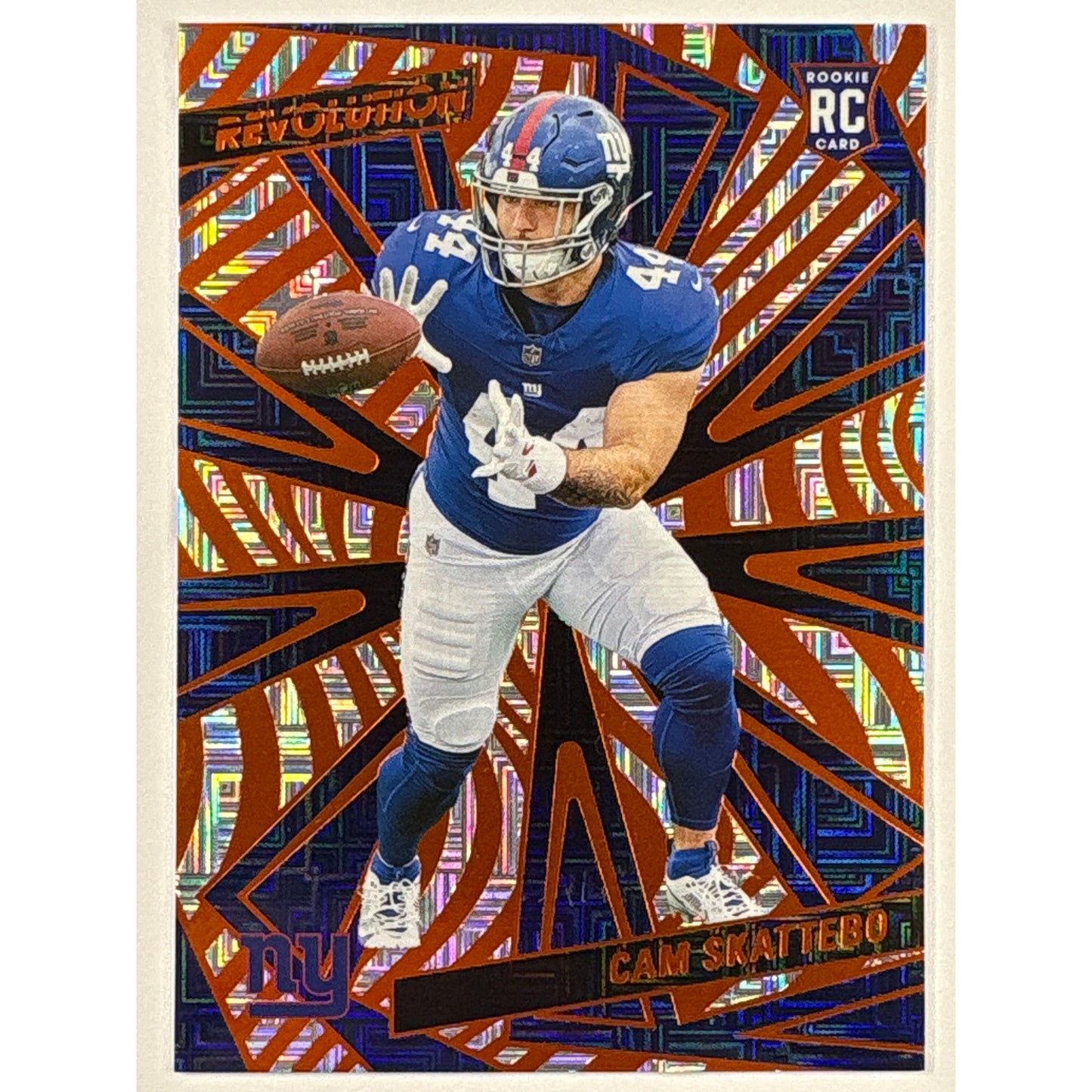 2025 Revolution Cam Skattebo Orange Levels RC /299 | Local Legends Cards & Collectibles