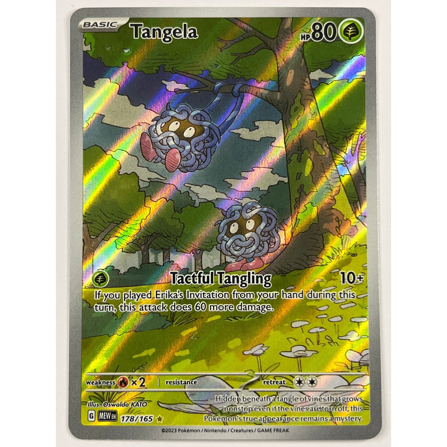 Tangela Holo Illustration Rare 178/165