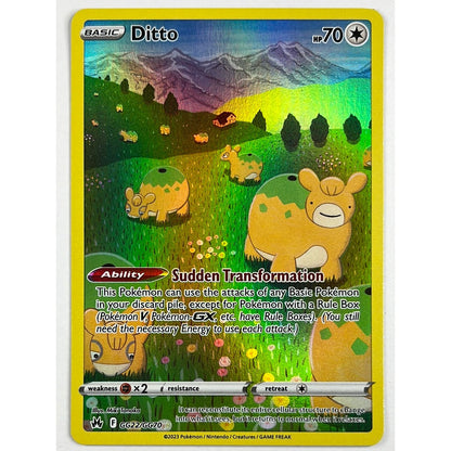 Ditto Full Art GG22/GG70
