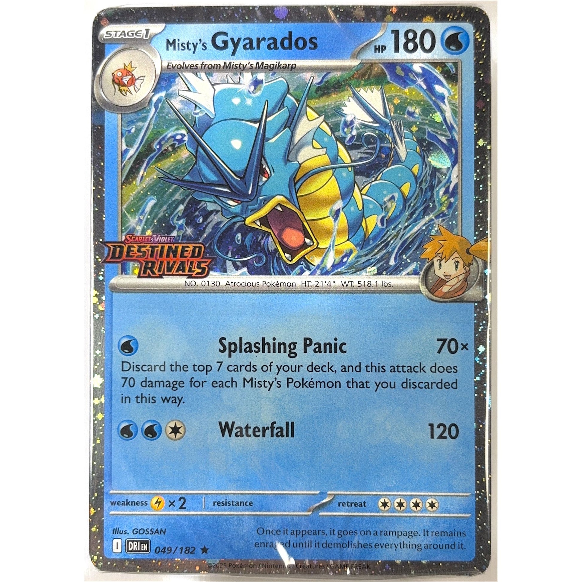 *Stamped Destined Rivals Misty’s Gyarados Sealed Deck | Local Legends Cards & Collectibles