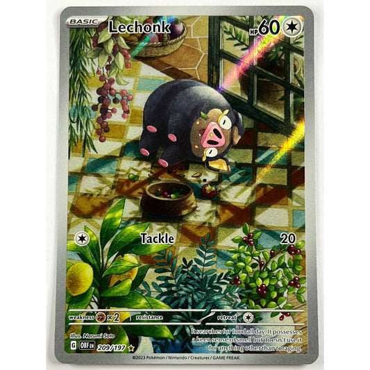 Lechonk Illustration Rare 209/197