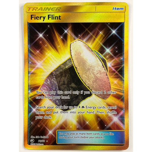 Fiery Flint Gold Secret Rare 76/70