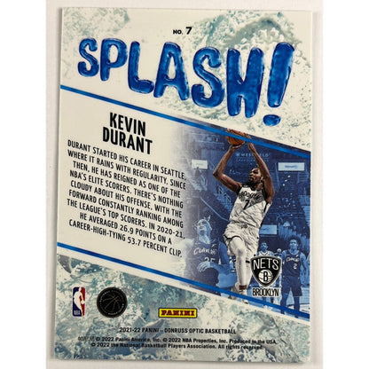 2021-22 Optic Kevin Durant SPLASH!