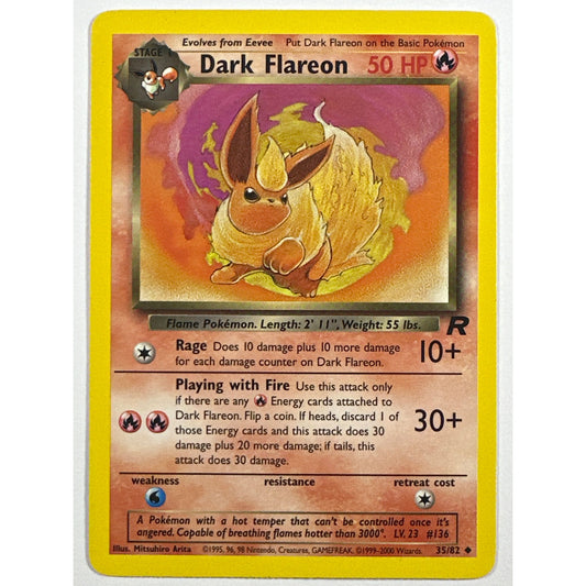 Dark Flareon Non Holo Uncommon 35/82