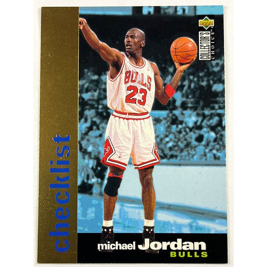 1996-97 Collectors Choice Michael Jordan Checklist #200