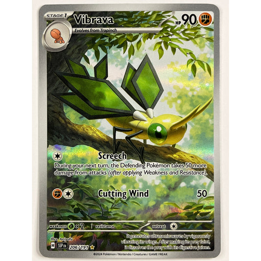 Vibrava Holo Illustration Rare 206/191