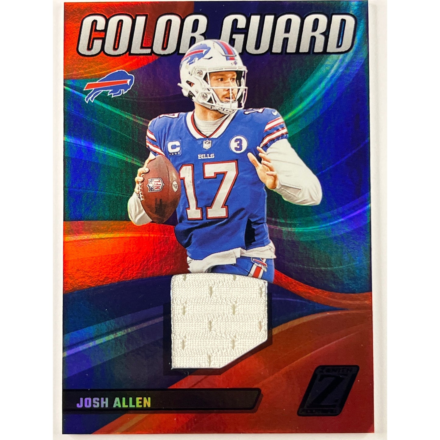 2023 Zenith Josh Allen Color Guard Jersey Patch