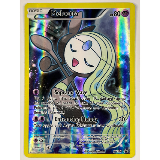 Meloetta Holo Black Star Promo XY120