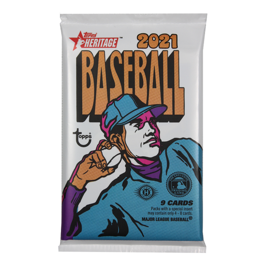 2021 Topps Heritage MLB Baseball Hobby Pack