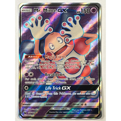 Mr. Mime GX Holo Ultra Rare 156/168