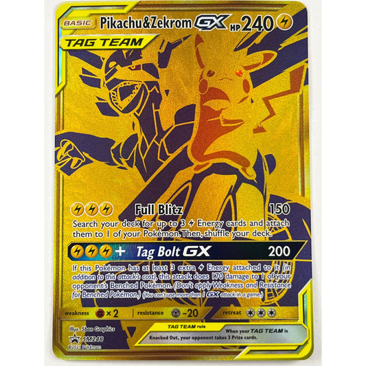 Pikachu & Zekrom Holo Black Star Promo SM248