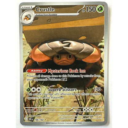 Crustle Holo Illustration Rare 186/182