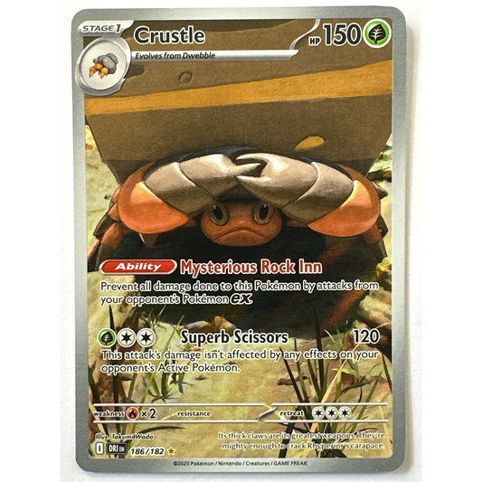 Crustle Holo Illustration Rare 186/182