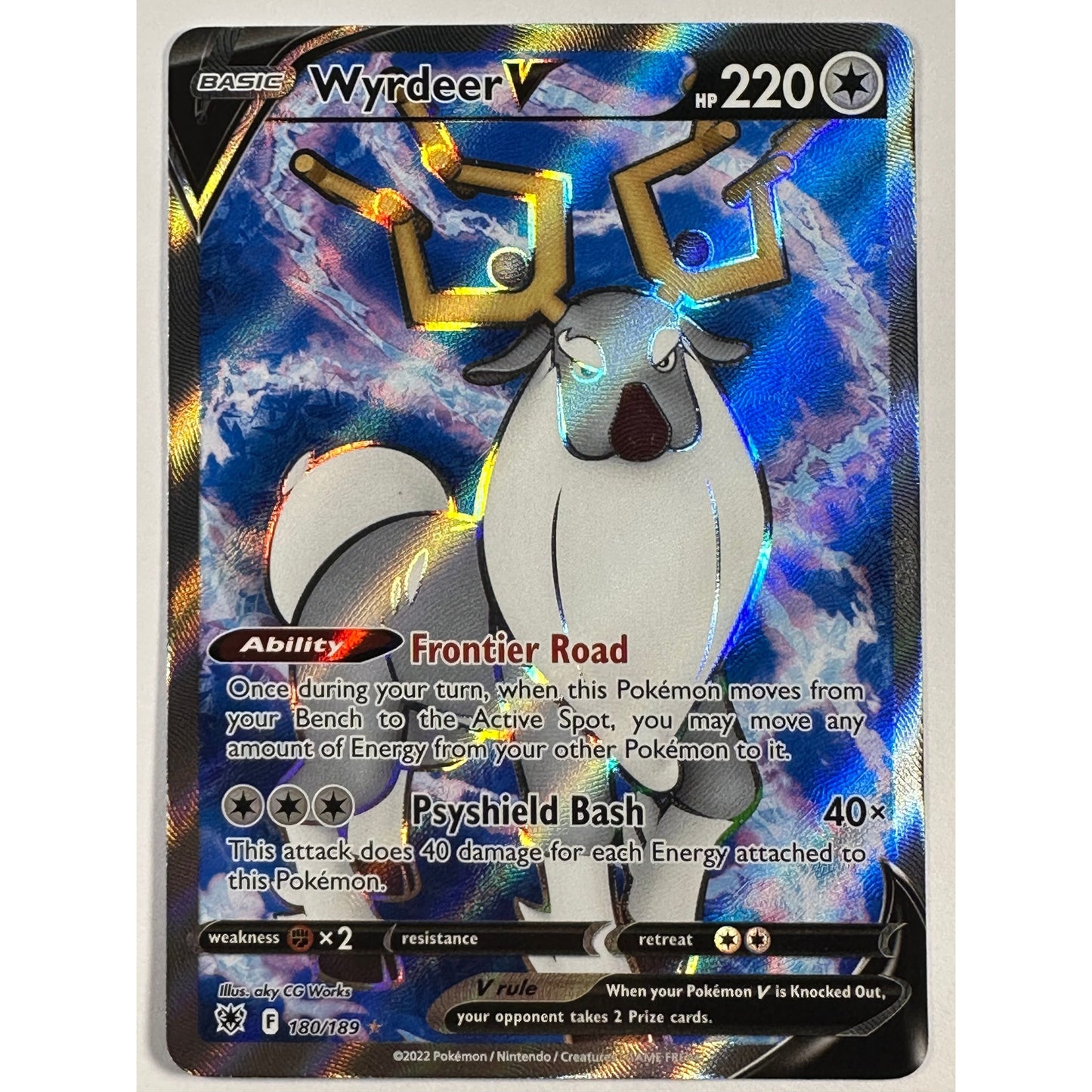 Wyrdeer V Ultra Rare 180/189