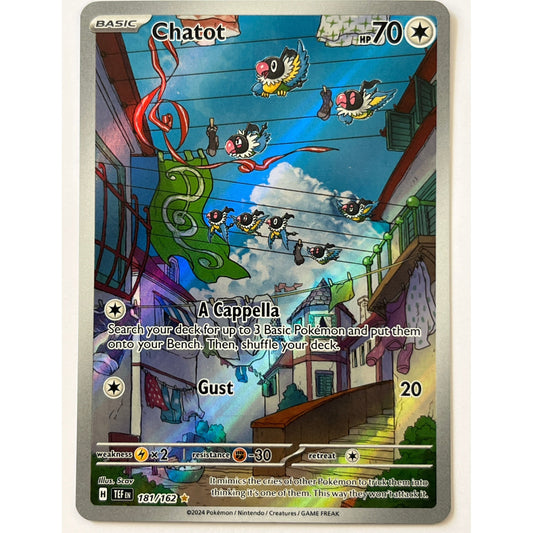 Chatot Holo Illustration Rare 181/162